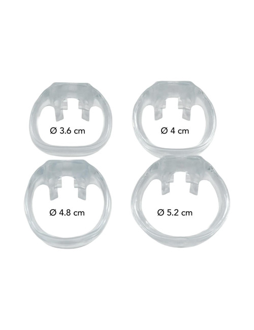 Clear Control Cock Cage Regular