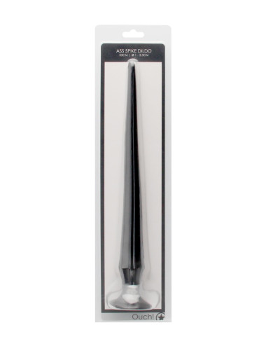 Ouch! Ass Spike Dildo Czarny 33 cm