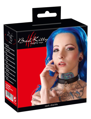 Bondage Collar Black BK – Kagańce BDSM, Zabawki