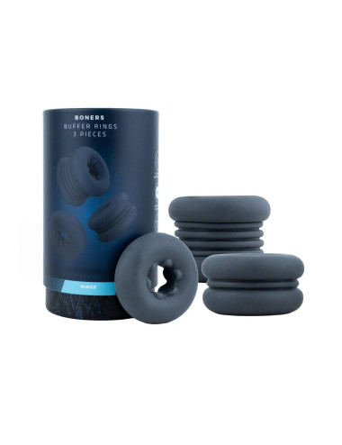 Boners Zestaw 3 Niebieskich Pierścieni Buffer Rings