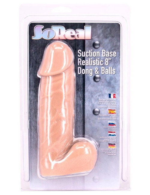 So Real Dong 20 cm Light skin tone