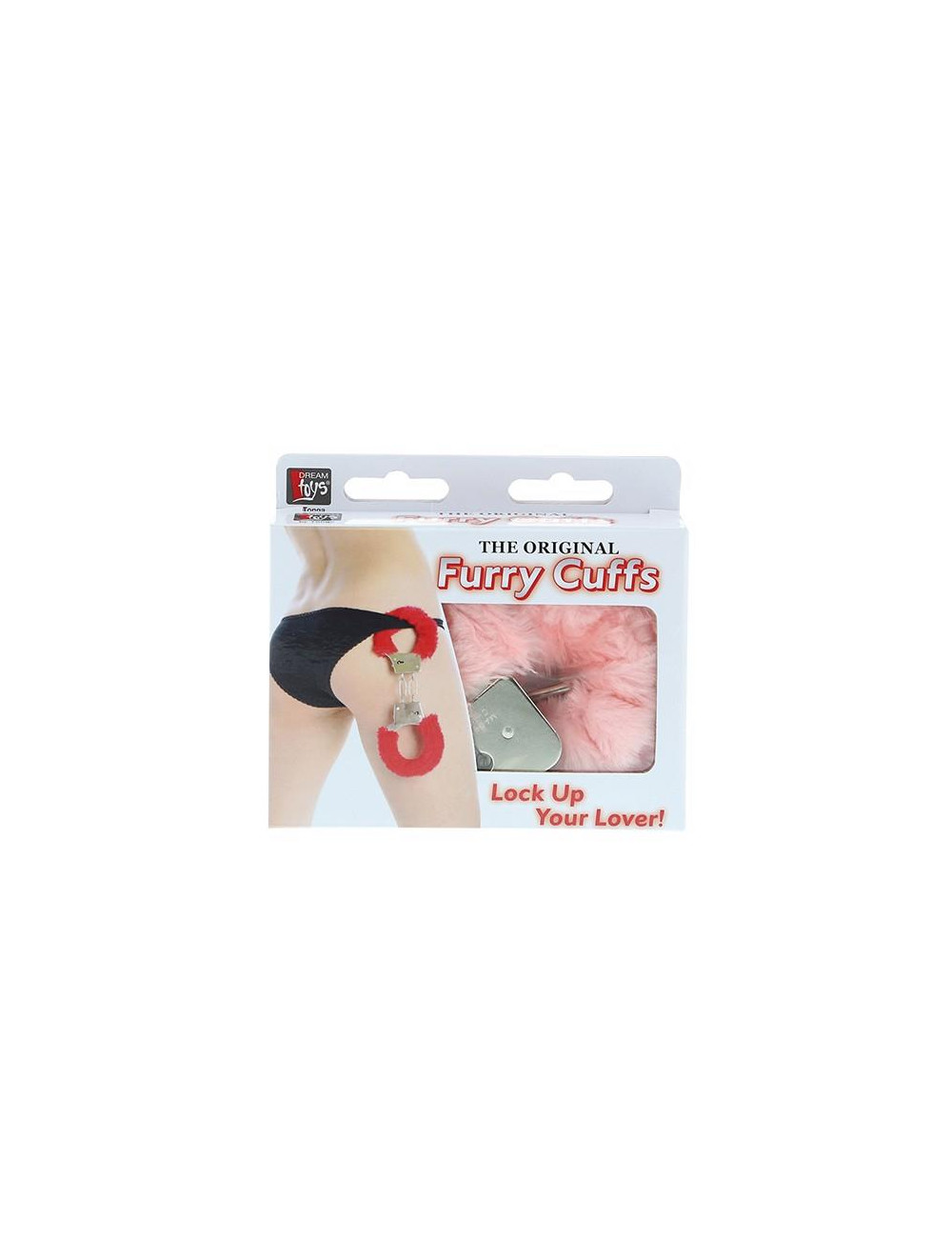 DREAM TOYS HANDCUFFS WITH PLUSH PINK