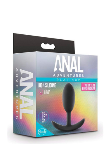 ANAL ADVENTURES VIBRA SLIM PLUG - MEDIUM