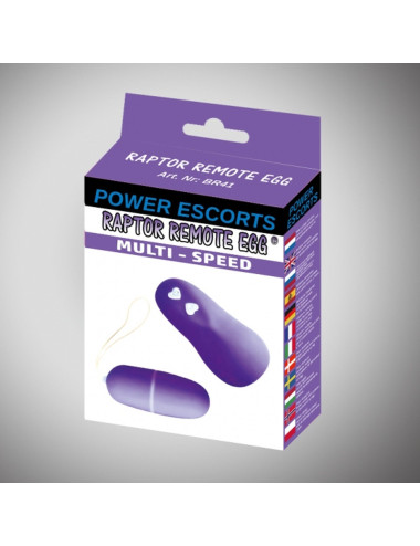 Raptor remote egg purple remote egg