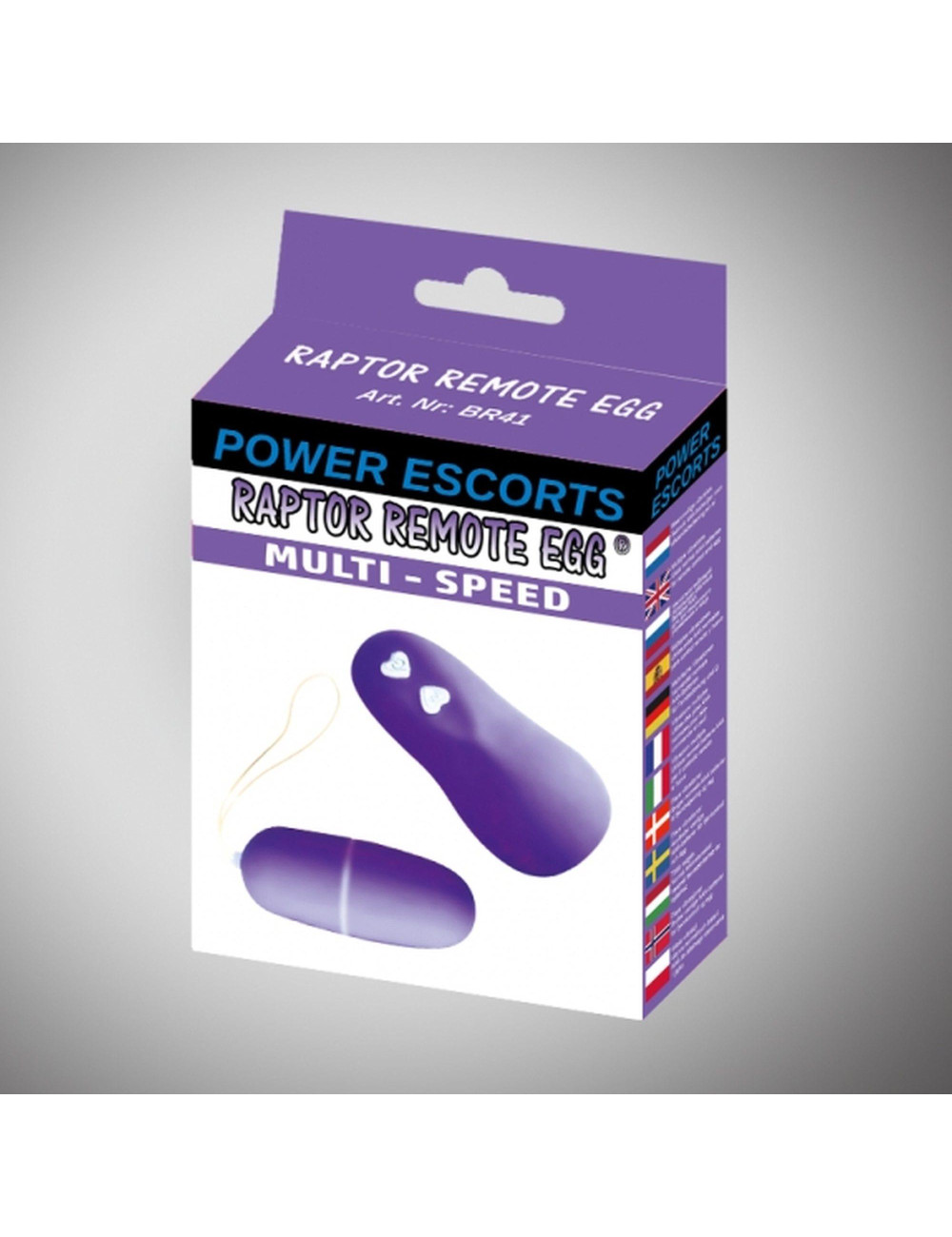 Raptor remote egg purple remote egg
