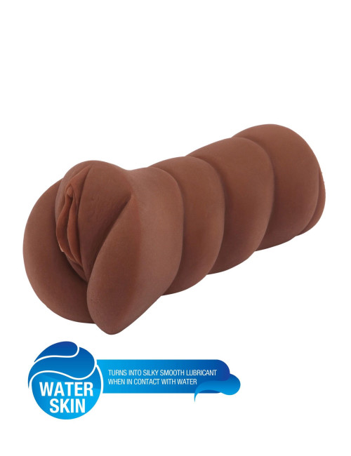 Hidden Desire Super Wet Travel Beaver - Sztuczna pochwa Brown Skin