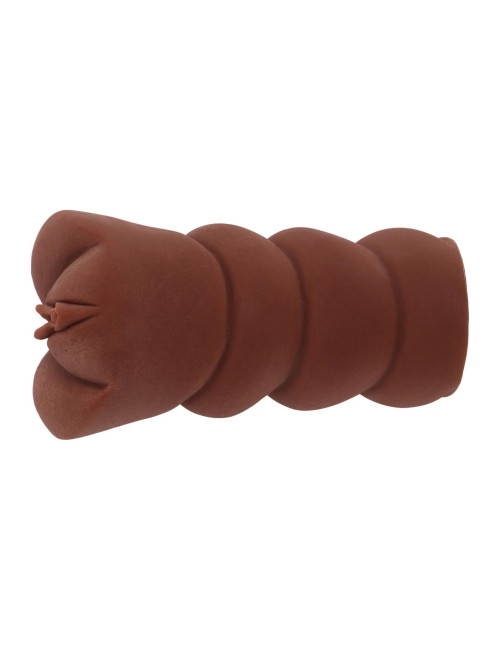 Hidden Desire Super Wet Travel Beaver - Sztuczna pochwa Brown Skin