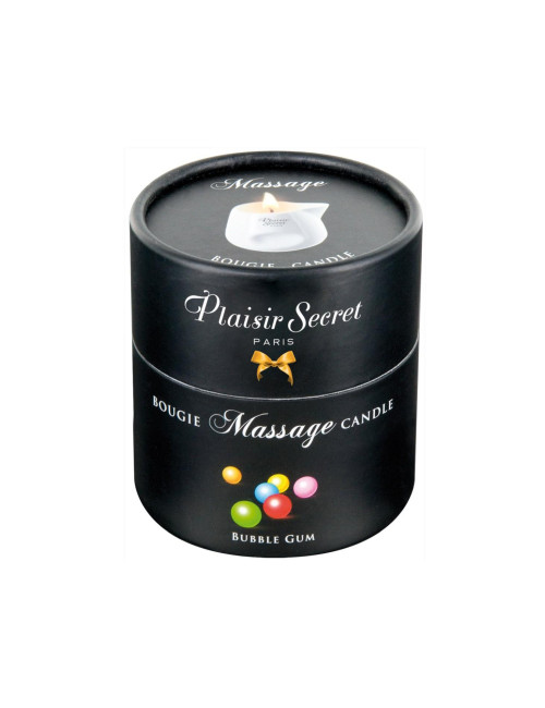 Plaisir Secret Świeca do Masażu Bubble Gum 80 ml