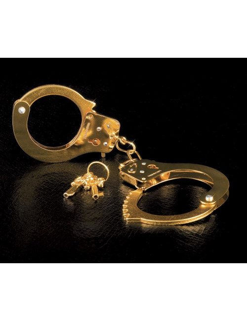 Fetish Fantasy Gold Metalowe Kajdanki Złote