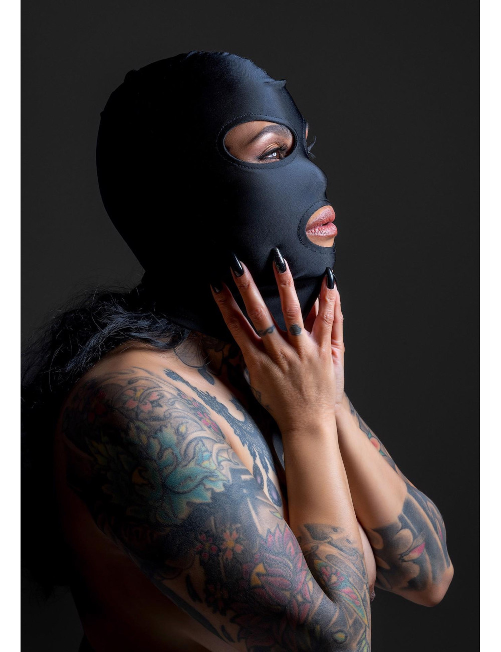 Spandex Hood Black