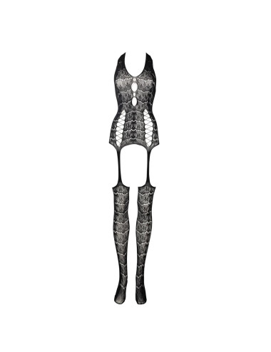 Lace Suspender Bodystocking - One Size