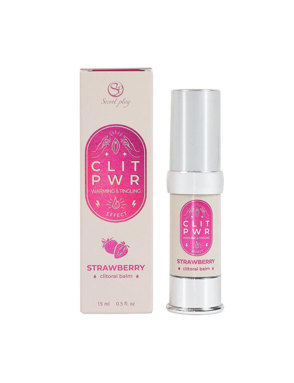 Secret Play Clit Pwr Truskawkowy Balsam do Stymulacji