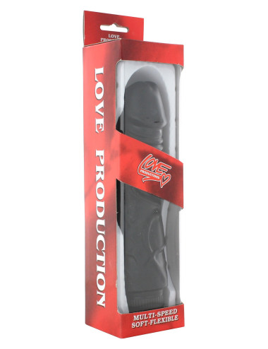 Pleasures Vibrator 22 cm Black