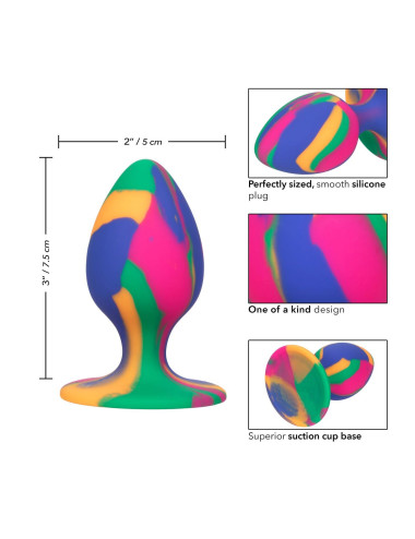 Cheeky Medium Tie-Dye Plug Multicolor