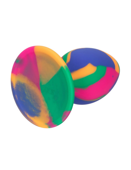 Calexotics Kolorowy Kork Analny Cheeky Medium Tie-Dye