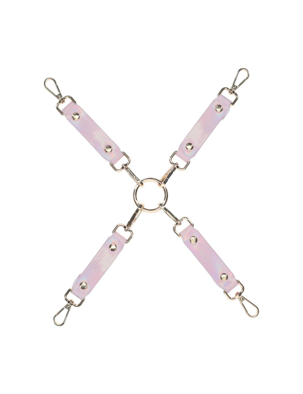 Ouch! Paris Collection Różowe Złącza BDSM Hogtie Connectors