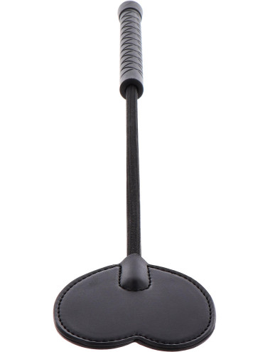 Crop Whip Heart Black