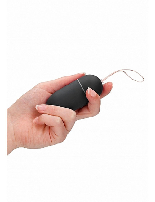 10 Speed Remote Vibrating Egg - Big - Black
