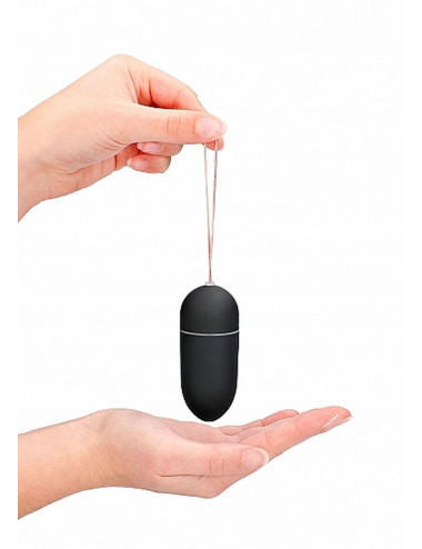 10 Speed Remote Vibrating Egg - Big - Black