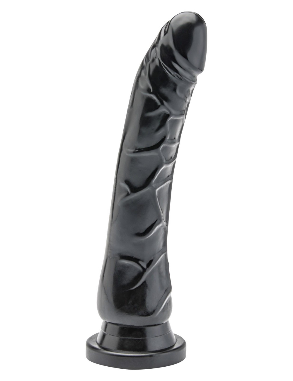 Dong 8 inch Black - Realistyczne Dildo, Zabawki erotyczne (Phthalate Free PVC)