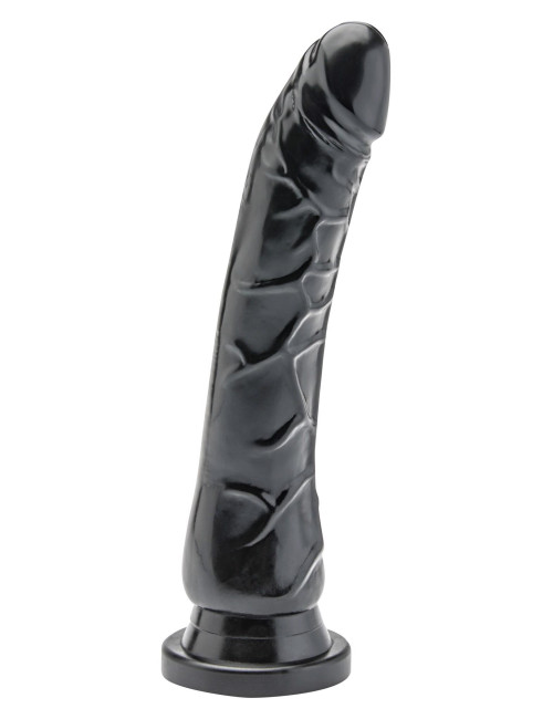 Dong 8 inch Black - Realistyczne Dildo, Zabawki erotyczne (Phthalate Free PVC)