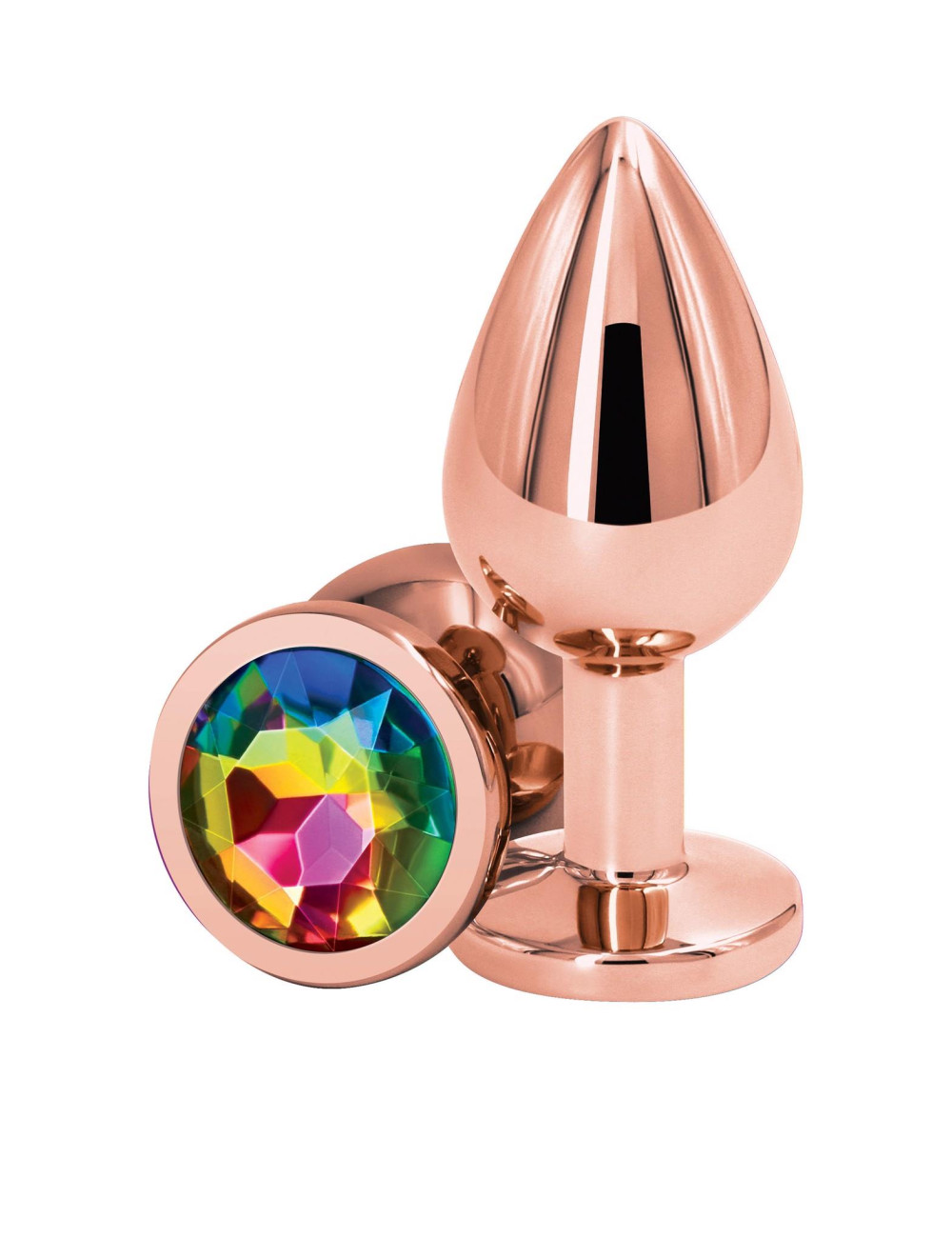 NS Novelties Rear Assets Rose Gold M – Kolorowy korek analny