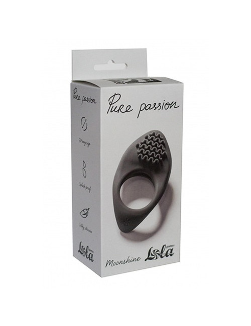 Erection Vibroring Pure Passion Moonshine black