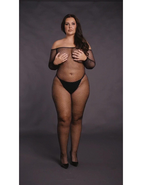 Le Désir Bodystocking z Siateczki z Otwartym Krokiem