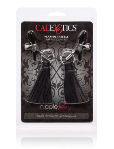Playful Tassels Nipple Clamps Black