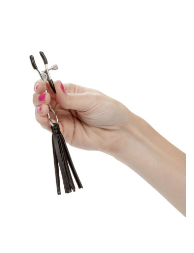 Playful Tassels Nipple Clamps Black