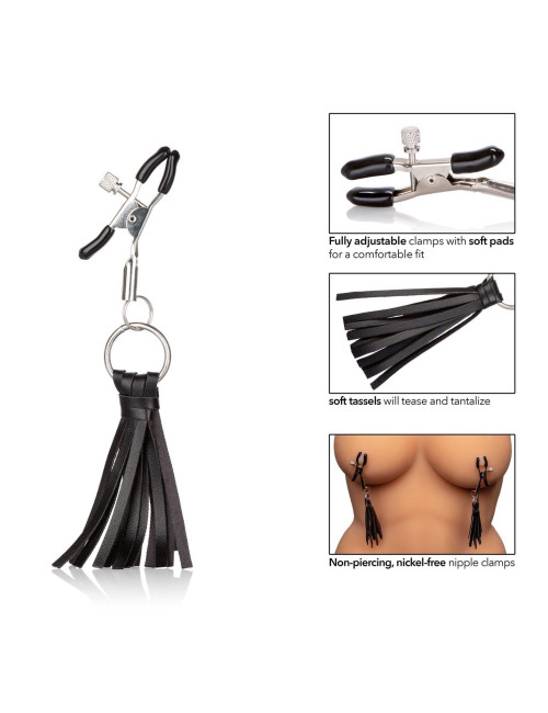 Calexotics Playful Tassels Klamerki do Sutków Czarne