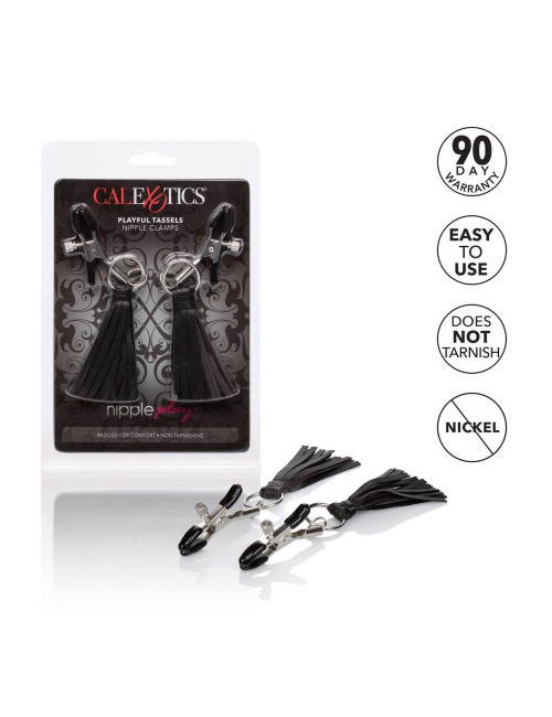 Calexotics Playful Tassels Klamerki do Sutków Czarne
