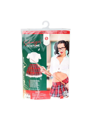 Schoolgirl Costume - S/M - White