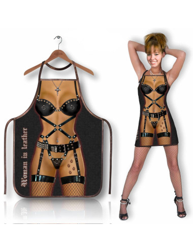 Fartuszek 143WS Woman in Leather