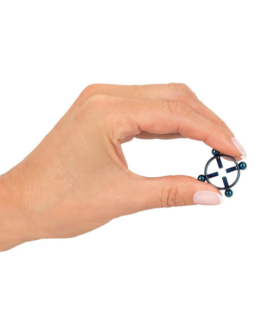 Bad Kitty Biżuteria do Sutków Nipple Jewellery Black