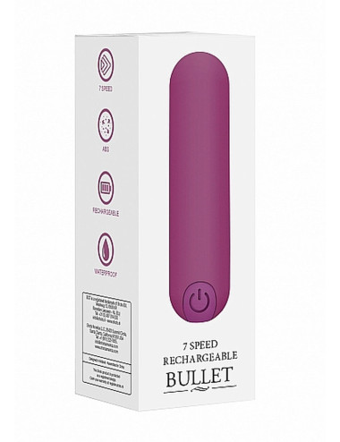 10 Speed Rechargeable Bullet - Purple