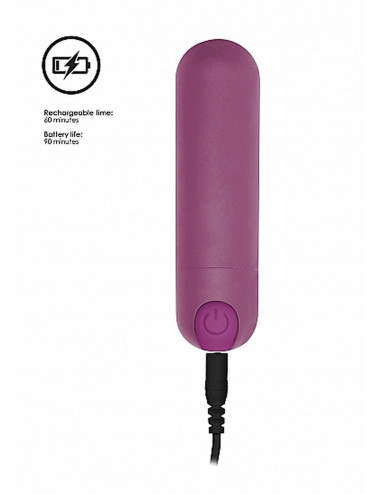 10 Speed Rechargeable Bullet - Purple