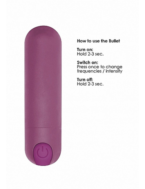 10 Speed Rechargeable Bullet - Purple