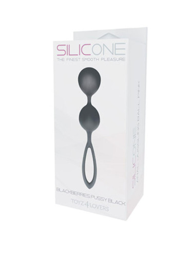 Kulki-PALLINE BLACKBERRIES PUSSY SILICONE BLACK