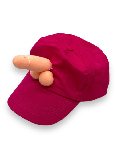 Kinky Pleasure - DS002 - Cap With Penis - Pink - One Size