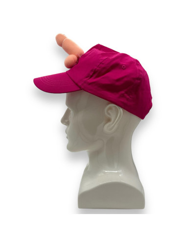 Kinky Pleasure - DS002 - Cap With Penis - Pink - One Size