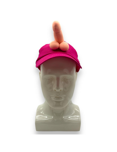 Kinky Pleasure - DS002 - Cap With Penis - Pink - One Size