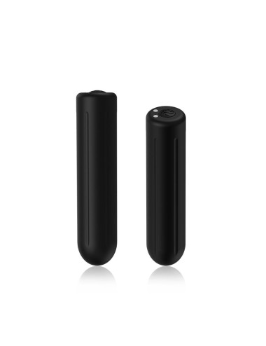 Rock Black Mini Wibrator – silikonowy, wodoodporny, 9 trybów wibracji