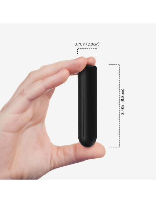 B - Series Joy Rock Black Mini Wibrator