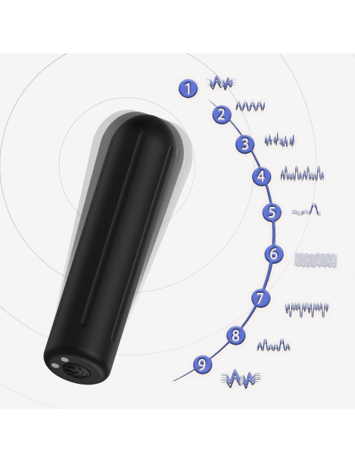 B - Series Joy Rock Black Mini Wibrator