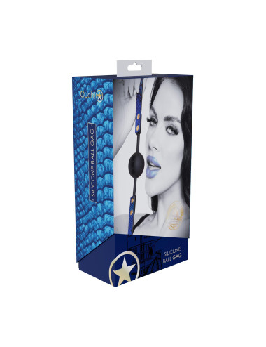 Florence Collection - Silicone Ball Gag - Blue