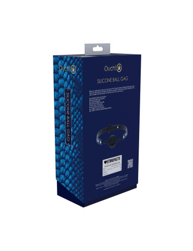 Florence Collection - Silicone Ball Gag - Blue