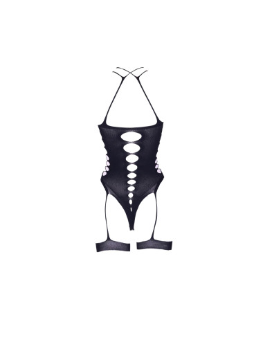 Metis XVI - Body with Garters and Crossed Neckline - One Size