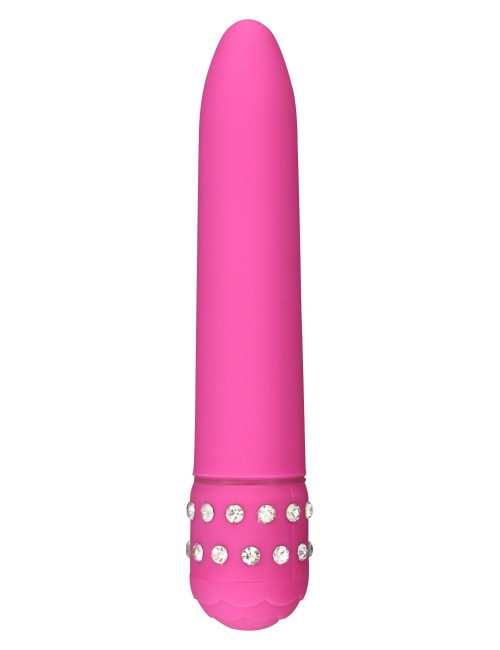 Diamond Superbe Vibe Pink - Wibrator klasyczny ABS, zabawki erotyczne