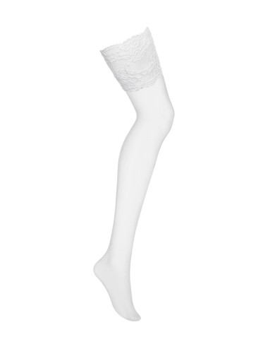 Bielizna-810-STO-2 pończochy białe L/XL